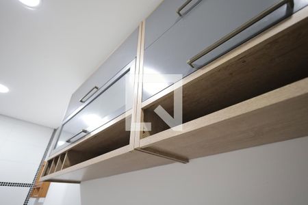 Cozinha de apartamento à venda com 2 quartos, 53m² em Parque Erasmo Assunção, Santo André