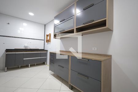 Cozinha de apartamento à venda com 2 quartos, 53m² em Parque Erasmo Assunção, Santo André