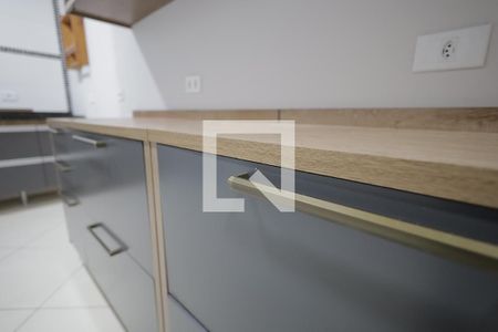 Cozinha de apartamento à venda com 2 quartos, 53m² em Parque Erasmo Assunção, Santo André