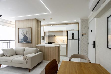 Sala de apartamento para alugar com 2 quartos, 50m² em Barra Funda, São Paulo