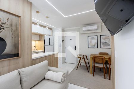 Sala de apartamento para alugar com 2 quartos, 50m² em Barra Funda, São Paulo