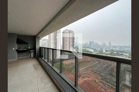 Varanda da Sala de apartamento para alugar com 3 quartos, 175m² em Alphaville Conde Ii, Barueri