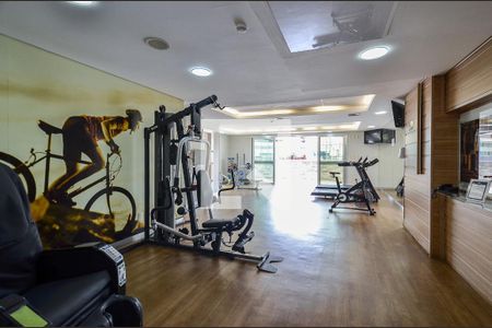 Área comum - Academia de kitnet/studio à venda com 1 quarto, 50m² em Serra, Belo Horizonte