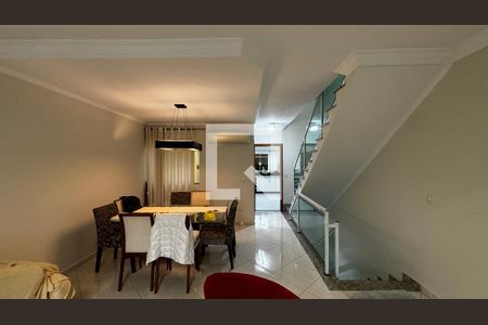 Sala - Sala de Jantar de casa à venda com 3 quartos, 180m² em Vila Alzira, Santo André