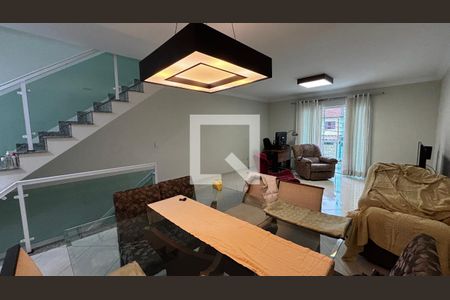 Sala - Sala de Jantar de casa à venda com 3 quartos, 180m² em Vila Alzira, Santo André