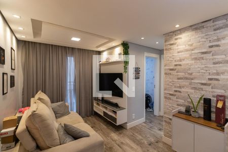 Sala e Cozinha de apartamento à venda com 2 quartos, 45m² em Jardim Norma, São Paulo