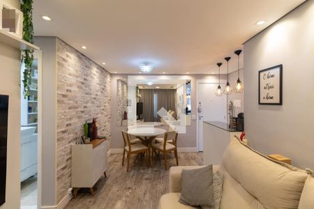 Sala e Cozinha de apartamento à venda com 2 quartos, 45m² em Jardim Norma, São Paulo