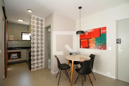 Sala de Estar e Jantar de apartamento para alugar com 1 quarto, 40m² em Jardim Paulista, São Paulo