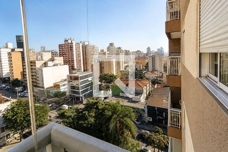 Varanda e Vista de kitnet/studio para alugar com 1 quarto, 20m² em Bela Vista, São Paulo