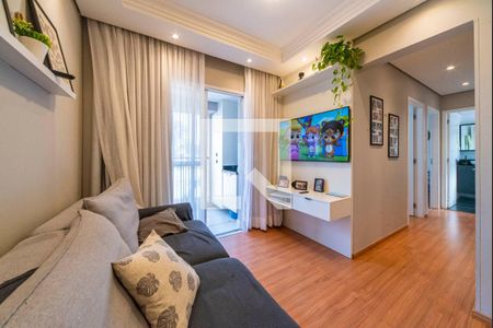 Sala de apartamento à venda com 3 quartos, 59m² em Vila Pires, Santo André