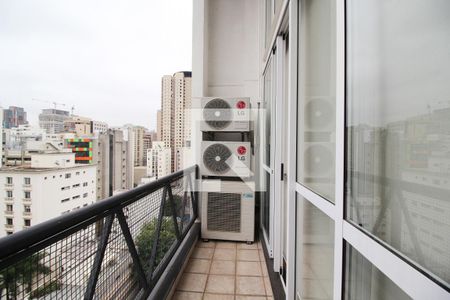 Varanda de apartamento para alugar com 1 quarto, 110m² em Itaim Bibi, São Paulo