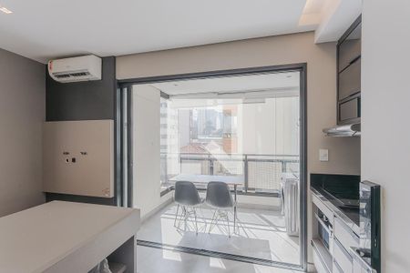 Sala de apartamento para alugar com 1 quarto, 35m² em Pinheiros, São Paulo