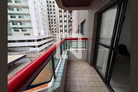 Varanda de apartamento para alugar com 1 quarto, 52m² em Aviação, Praia Grande