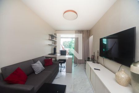 Sala de TV de apartamento para alugar com 2 quartos, 87m² em Sion, Belo Horizonte