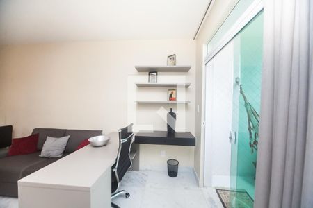 home office  de apartamento para alugar com 2 quartos, 87m² em Sion, Belo Horizonte