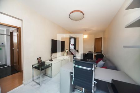 sala de apartamento para alugar com 2 quartos, 87m² em Sion, Belo Horizonte