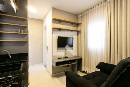 Sala de apartamento à venda com 1 quarto, 37m² em Chácara Califórnia, São Paulo