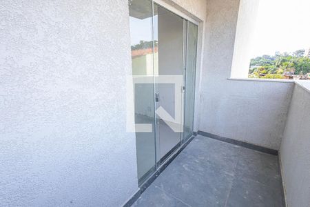 varanda de apartamento à venda com 2 quartos, 55m² em Santa Branca, Belo Horizonte