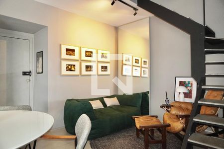 Sala  de apartamento à venda com 1 quarto, 80m² em Boa Viagem, Belo Horizonte