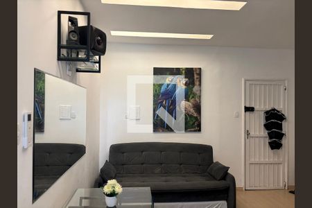 Sala/cozinha de apartamento à venda com 1 quarto, 31m² em Centro, Rio de Janeiro