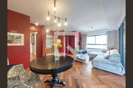 Sala de apartamento à venda com 3 quartos, 170m² em Brooklin, São Paulo