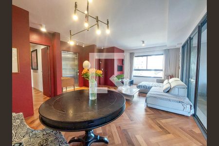 Sala de apartamento à venda com 3 quartos, 170m² em Brooklin, São Paulo