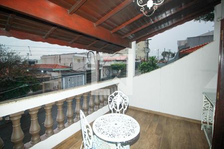 Varanda da Sala - Casa 1 de casa à venda com 4 quartos, 264m² em Vila Camilópolis, Santo André