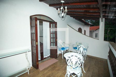 Varanda da Sala - Casa 1 de casa à venda com 4 quartos, 264m² em Vila Camilópolis, Santo André