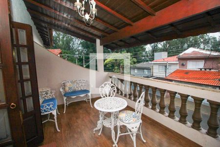 Varanda da Sala - Casa 1 de casa à venda com 4 quartos, 264m² em Vila Camilópolis, Santo André