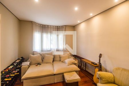Sala  de casa de condomínio à venda com 4 quartos, 680m² em Residencial Zero (tambore), Santana de Parnaíba