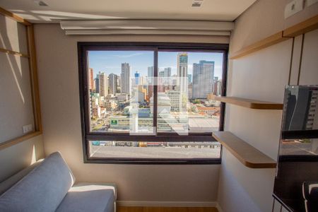 Sala de apartamento para alugar com 1 quarto, 35m² em Centro, Curitiba