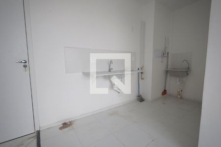 Cozinha de apartamento para alugar com 2 quartos, 32m² em Parque Erasmo Assunção, Santo André