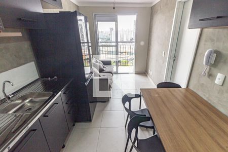 Sala/Cozinha de apartamento para alugar com 1 quarto, 30m² em Brás, São Paulo
