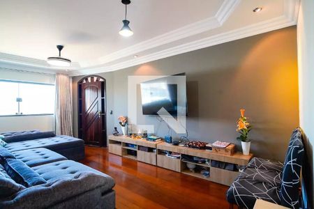 Sala  de casa à venda com 3 quartos, 280m² em Jardim Ocara, Santo André