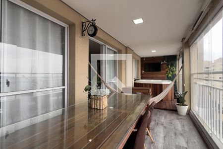 Varanda gourmet de apartamento à venda com 3 quartos, 134m² em Vila Augusta, Guarulhos