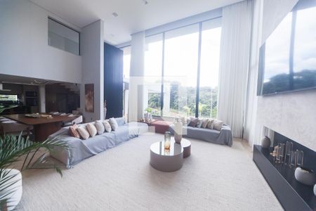 sala de casa de condomínio à venda com 4 quartos, 405m² em Casa Branca, Brumadinho
