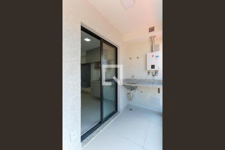 Varanda e área de serviço de apartamento para alugar com 1 quarto, 27m² em Vila Dom Pedro Ii, São Paulo