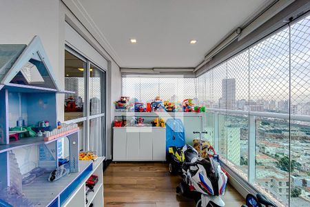 Varanda da Sala de apartamento à venda com 3 quartos, 133m² em Mooca, São Paulo
