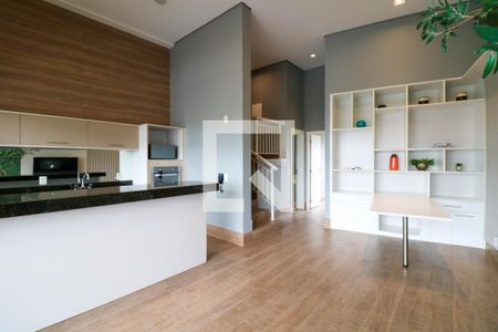 Sala / Cozinha de apartamento para alugar com 1 quarto, 85m² em Itaim Bibi, São Paulo
