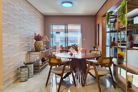 Sala de apartamento para alugar com 3 quartos, 117m² em Vilamar, Praia Grande