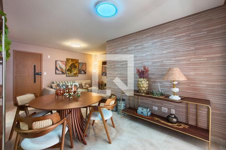 Sala de apartamento para alugar com 3 quartos, 117m² em Vilamar, Praia Grande
