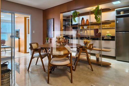 Sala de apartamento para alugar com 3 quartos, 117m² em Vilamar, Praia Grande