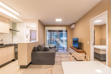 Sala de apartamento para alugar com 1 quarto, 53m² em Alphaville Industrial, Barueri