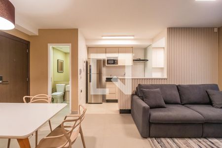 Sala de apartamento para alugar com 1 quarto, 53m² em Alphaville Industrial, Barueri