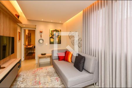 Sala de apartamento à venda com 1 quarto, 38m² em Floresta, Belo Horizonte