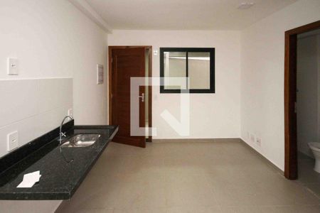 Sala e Cozinha de apartamento para alugar com 1 quarto, 27m² em Vila Alpina, São Paulo
