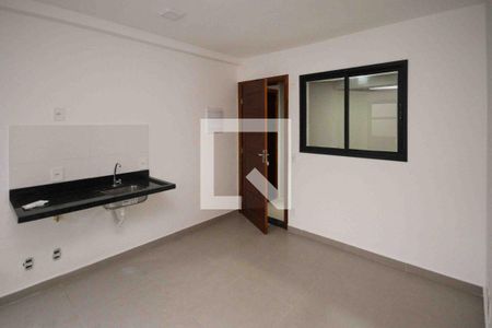 Sala e Cozinha de apartamento para alugar com 1 quarto, 27m² em Vila Alpina, São Paulo