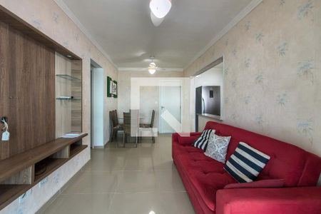 Sala de apartamento para alugar com 2 quartos, 88m² em Balneario Flórida, Praia Grande