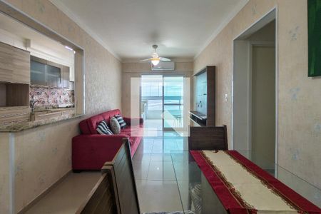 Sala de apartamento para alugar com 2 quartos, 88m² em Balneario Flórida, Praia Grande