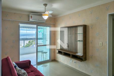 Sala de apartamento para alugar com 2 quartos, 88m² em Balneario Flórida, Praia Grande